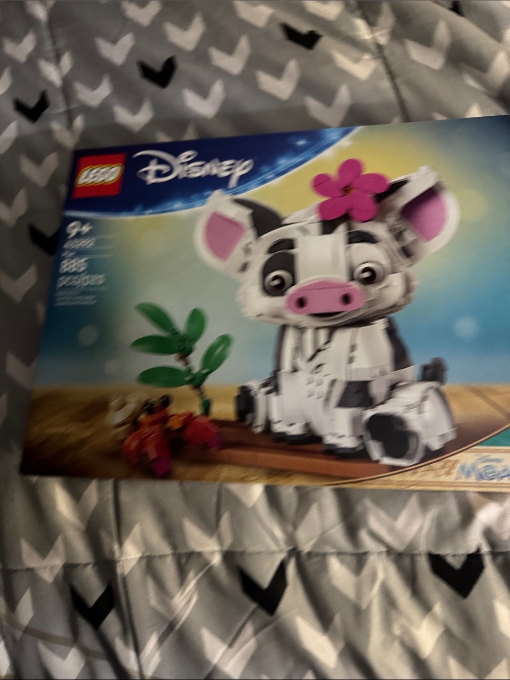 LEGO Disney Pua Pig Figure - White, Pink, Black